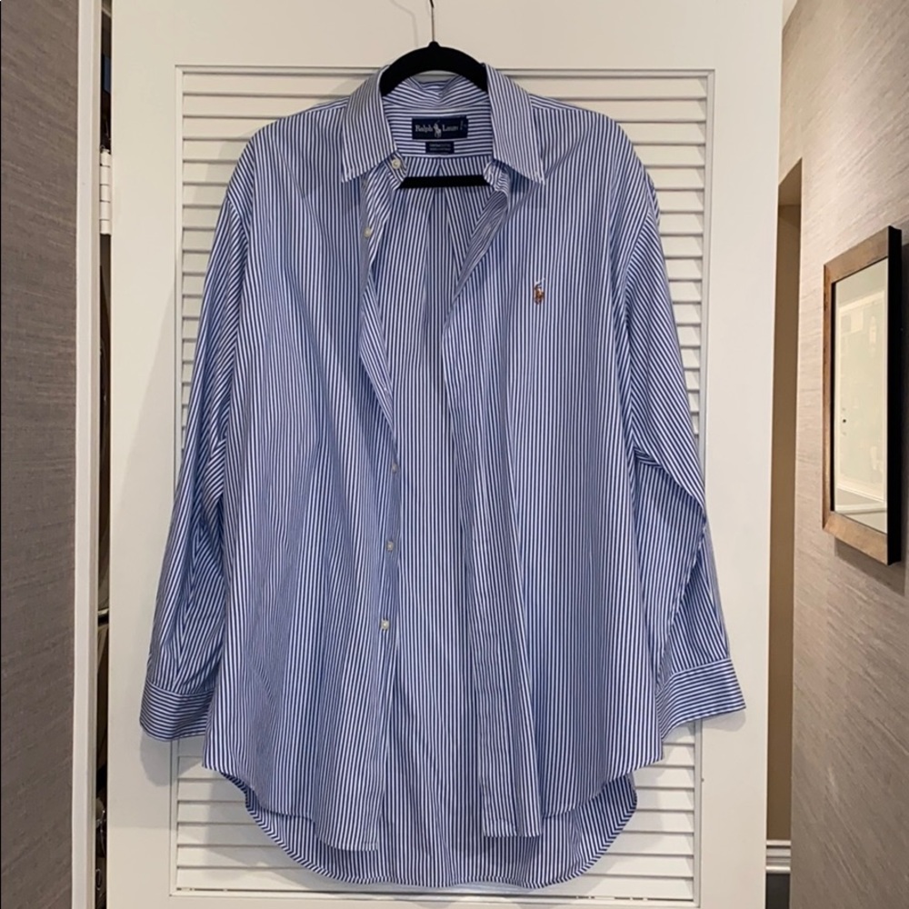 Ralph Lauren Yarmouth Striped Shirt - Picture 8 of 9